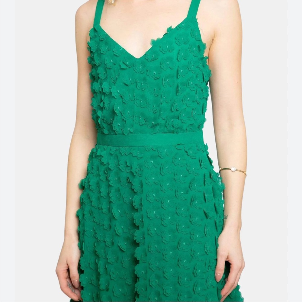 Anthropologie Eva Franco Green Hanya Textured Dress ✨